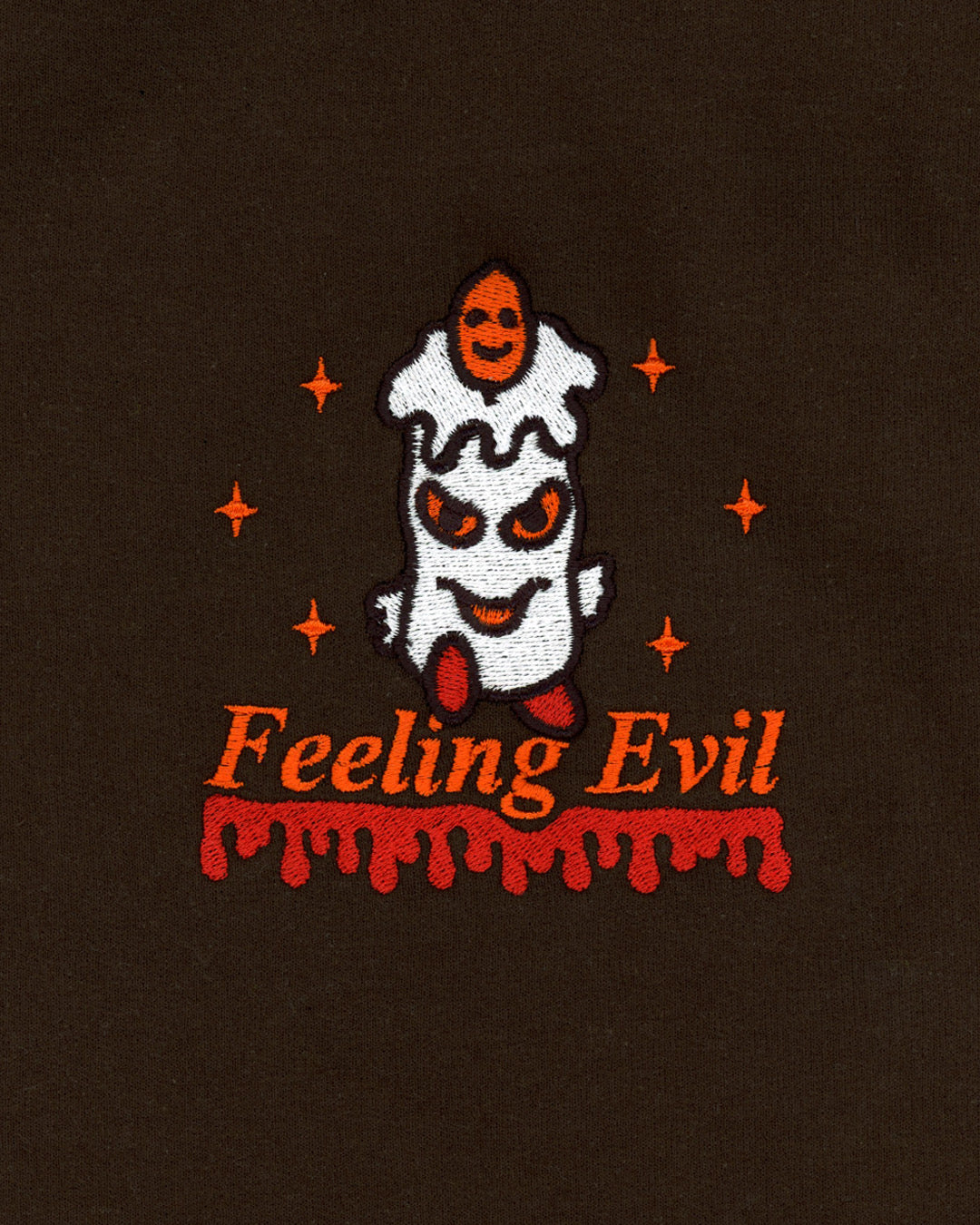 Feeling Evil Unisex Embroidered Sweatshirt