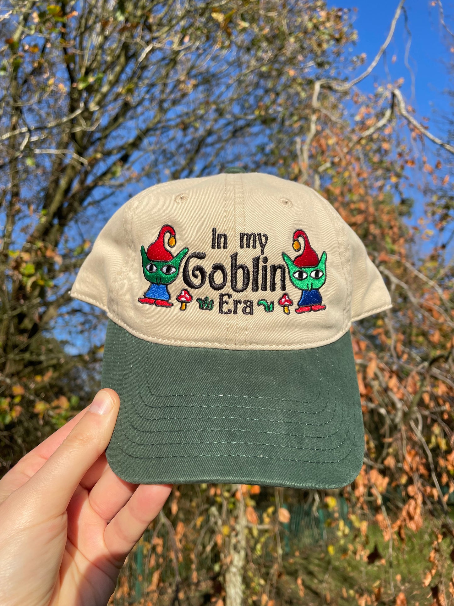 In My Goblin Era Embroidered Dad hat