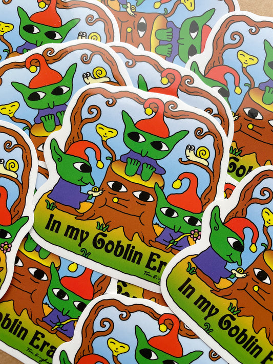 In My Goblin Era Jumbo Vinyl Sticker