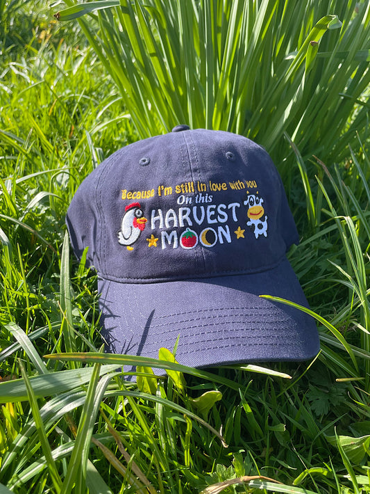 Harvest Moon Embroidered Dad Cap