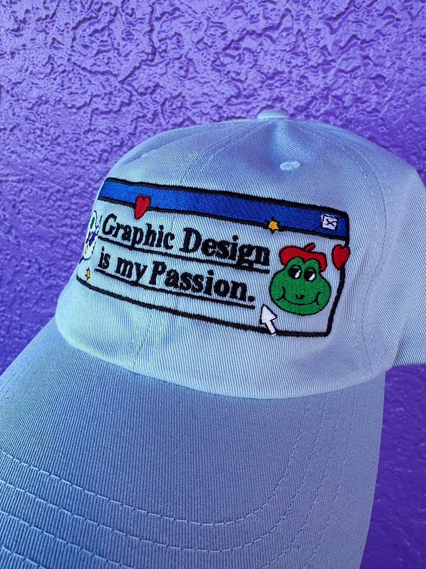 Graphic Design is My Passion Embroidered Dad hat