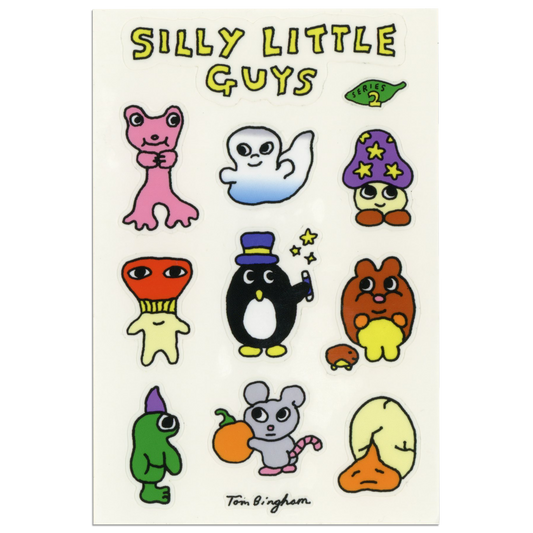 Little Guys Series 2 Vinyl Sticker pack  - 3 sheets