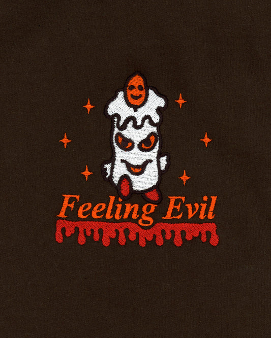 Feeling Evil Unisex Embroidered Sweatshirt