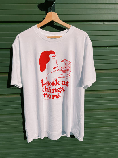 Look At Things More Unisex heavyweight t-shirt