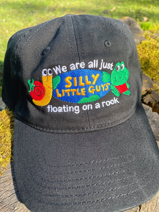 Silly Little Guys Embroidered Dad Cap
