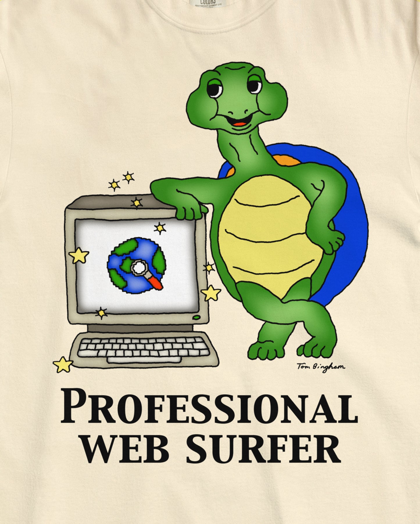 Professional Web Surfer Unisex heavyweight t-shirt