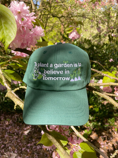 Plant a garden embroidered Dad cap