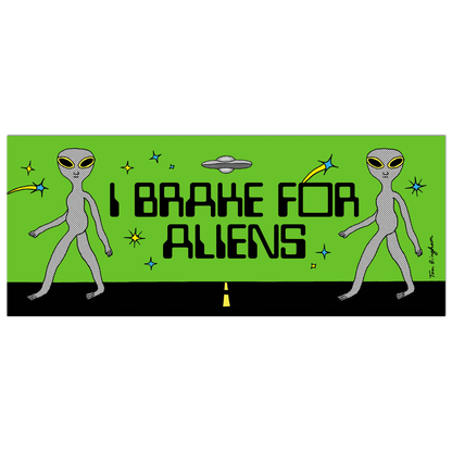 Alien Bumper Sticker