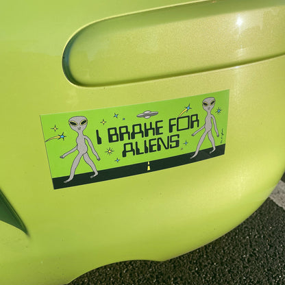 Alien Bumper Sticker