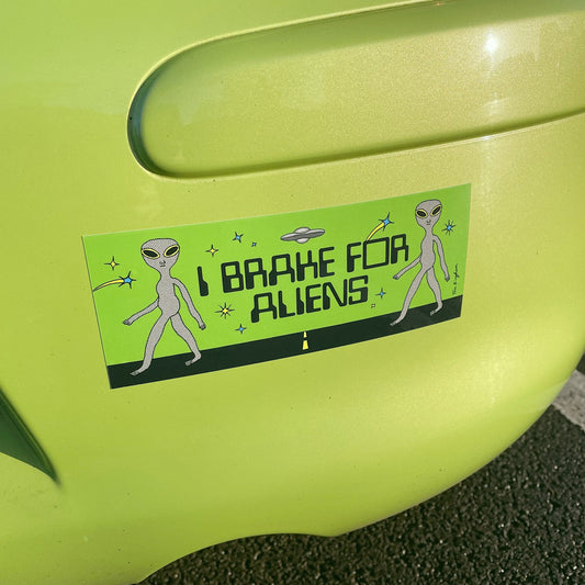 Alien Bumper Sticker