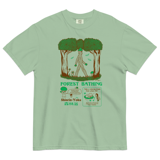Forest Bathing Unisex heavyweight t-shirt