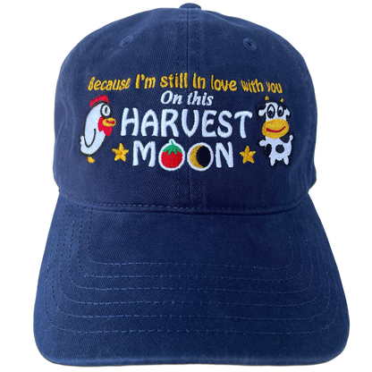 Harvest Moon Embroidered Dad Cap