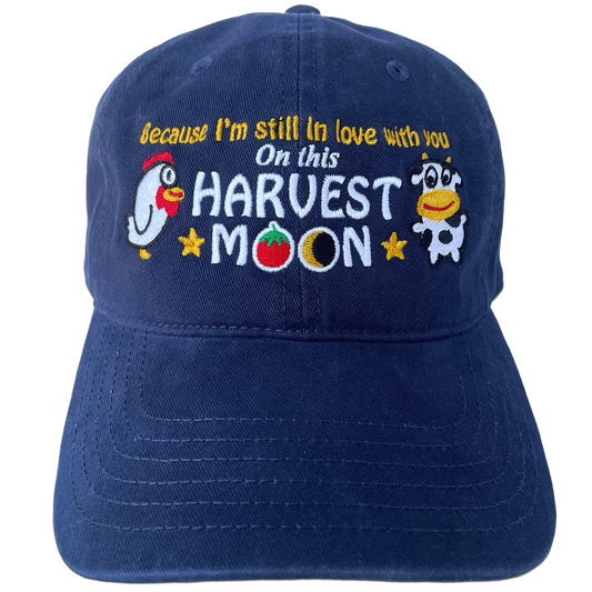 Harvest Moon Embroidered Dad Cap