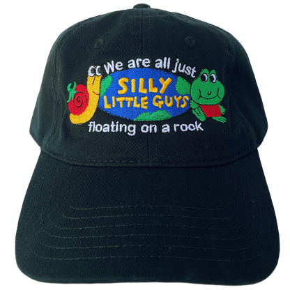 Silly Little Guys Embroidered Dad Cap
