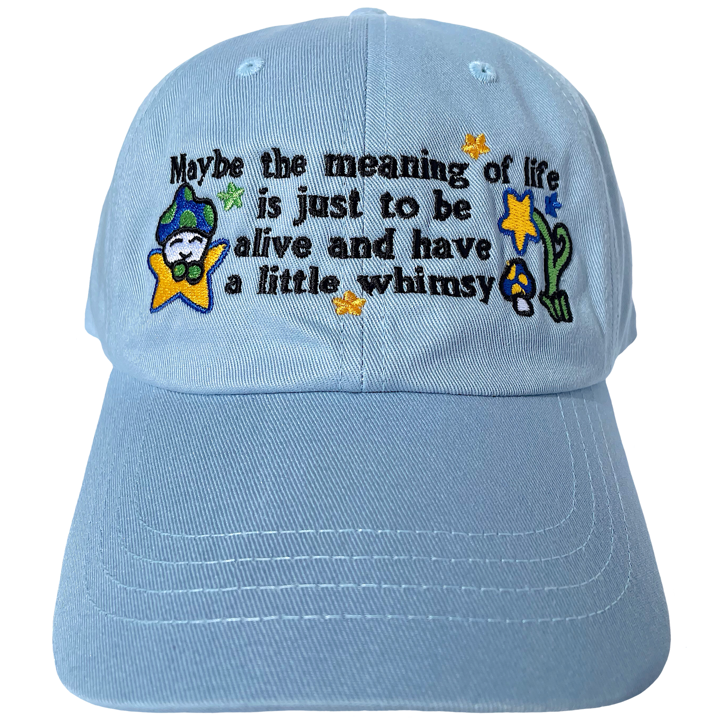 Whimsy embroidered dad cap
