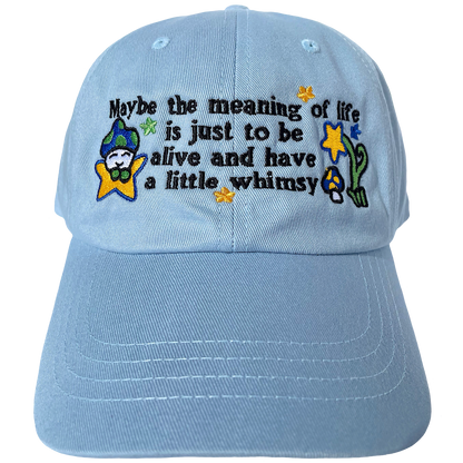Whimsy embroidered dad cap