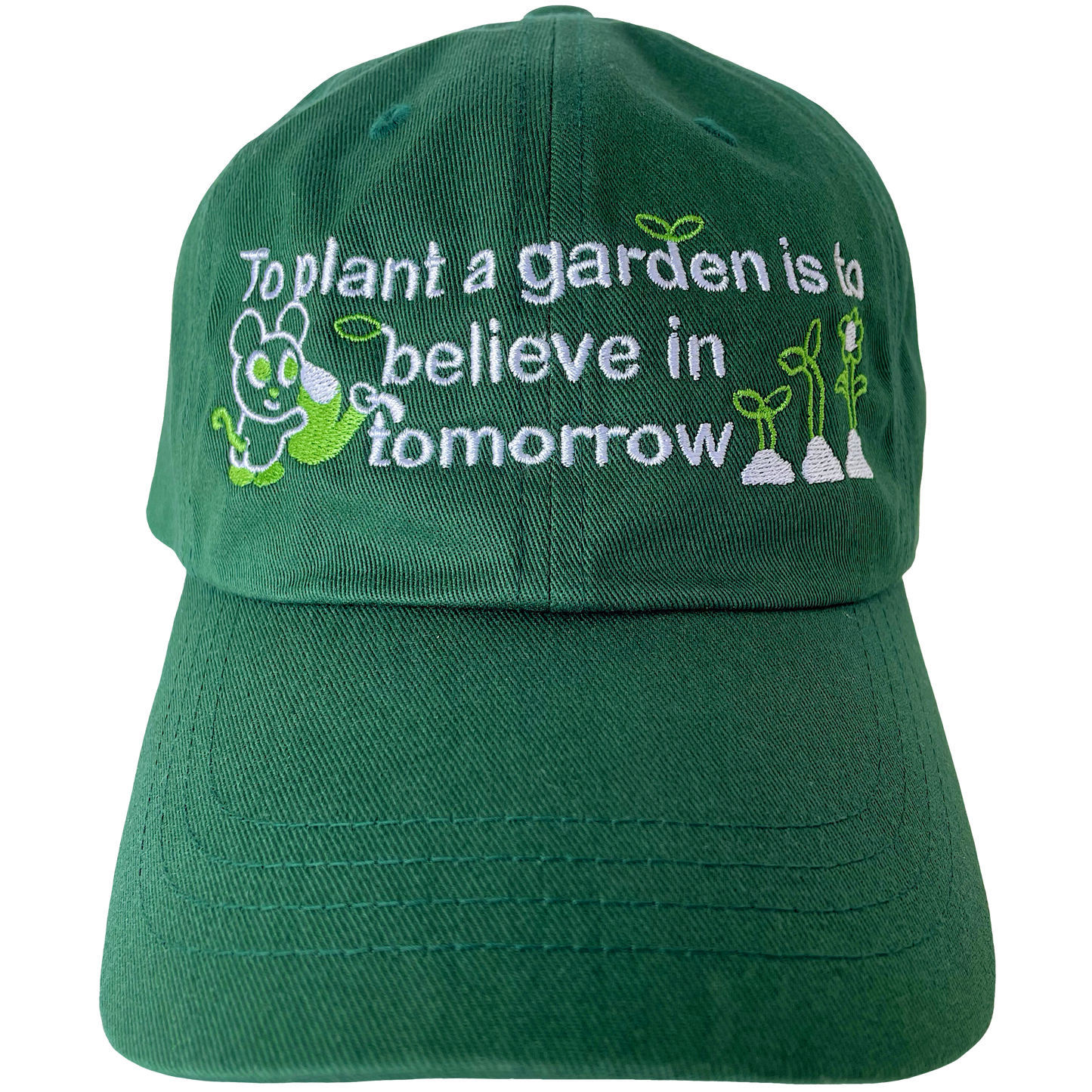 Plant a garden embroidered Dad cap