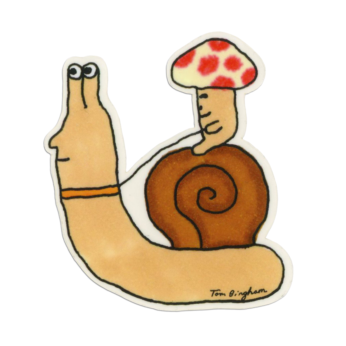Snail - Clear Vinyl Sticker