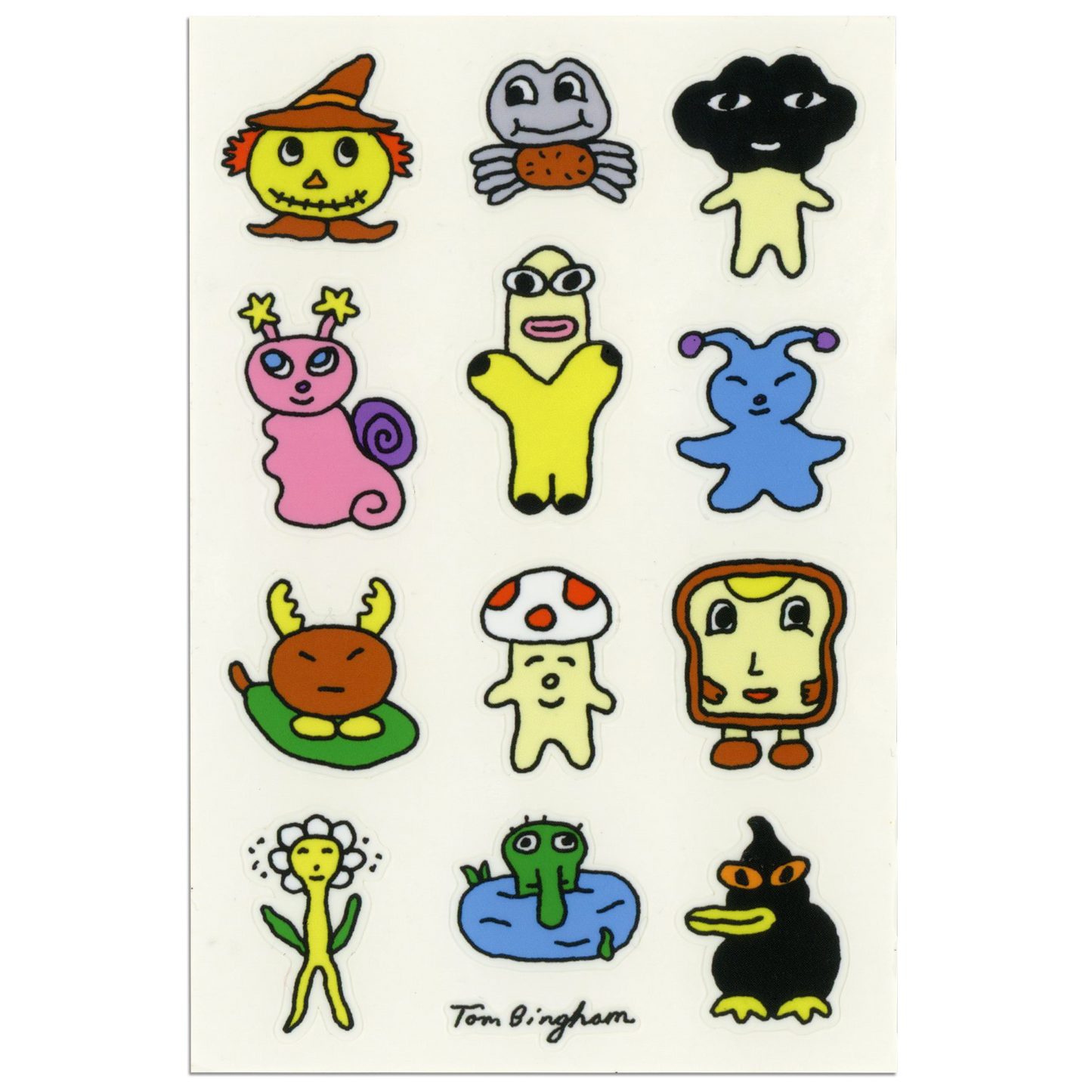 Little Guys Series 2 Vinyl Sticker pack  - 3 sheets