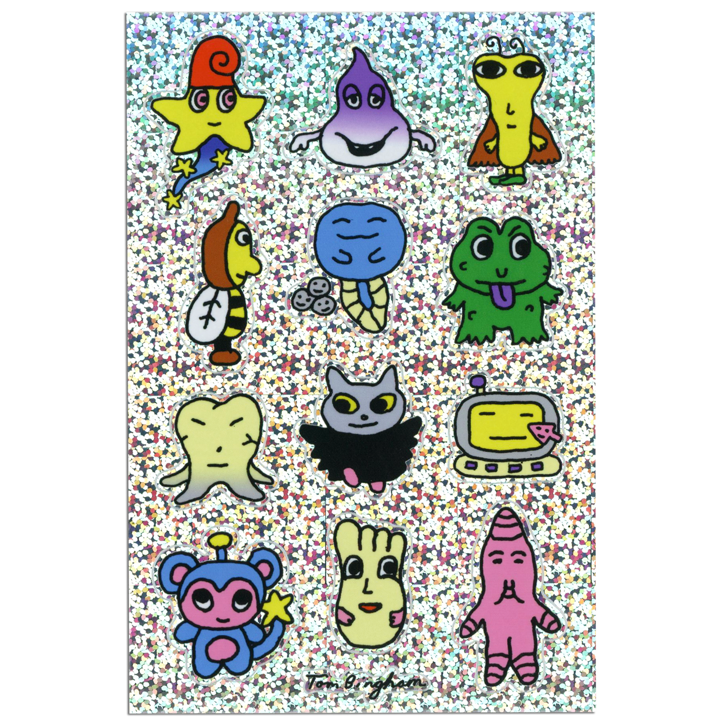 Little Guys Series 2 Vinyl Sticker pack  - 3 sheets