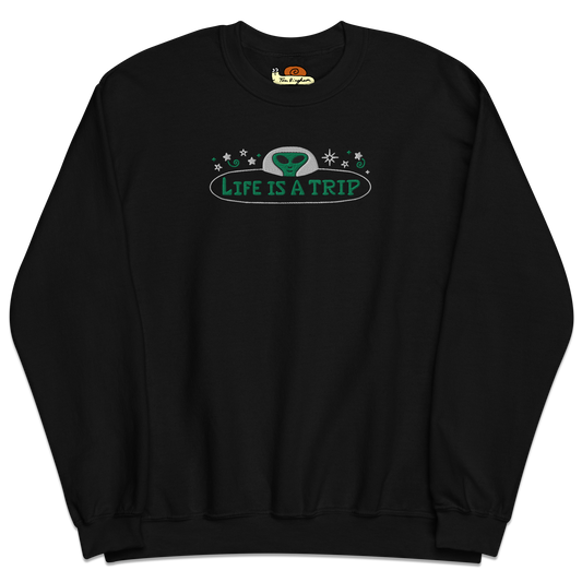 Life is a Trip Embroidered Sweatshirt