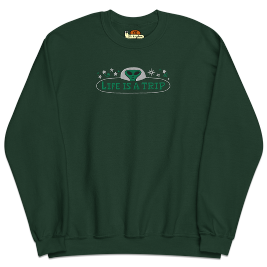 Life is a Trip Embroidered Sweatshirt
