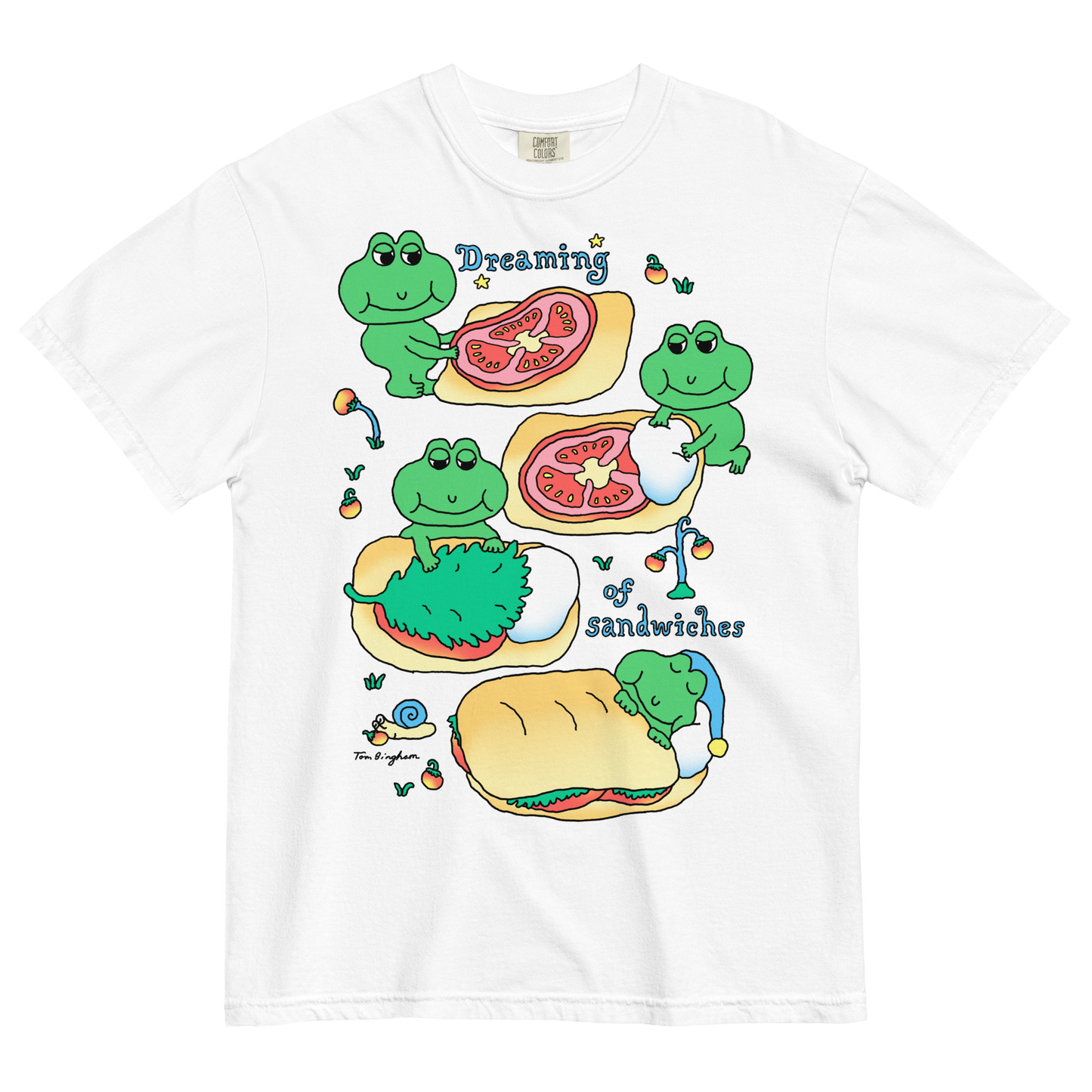 Dreaming of Sandwiches Heavyweight T-shirt